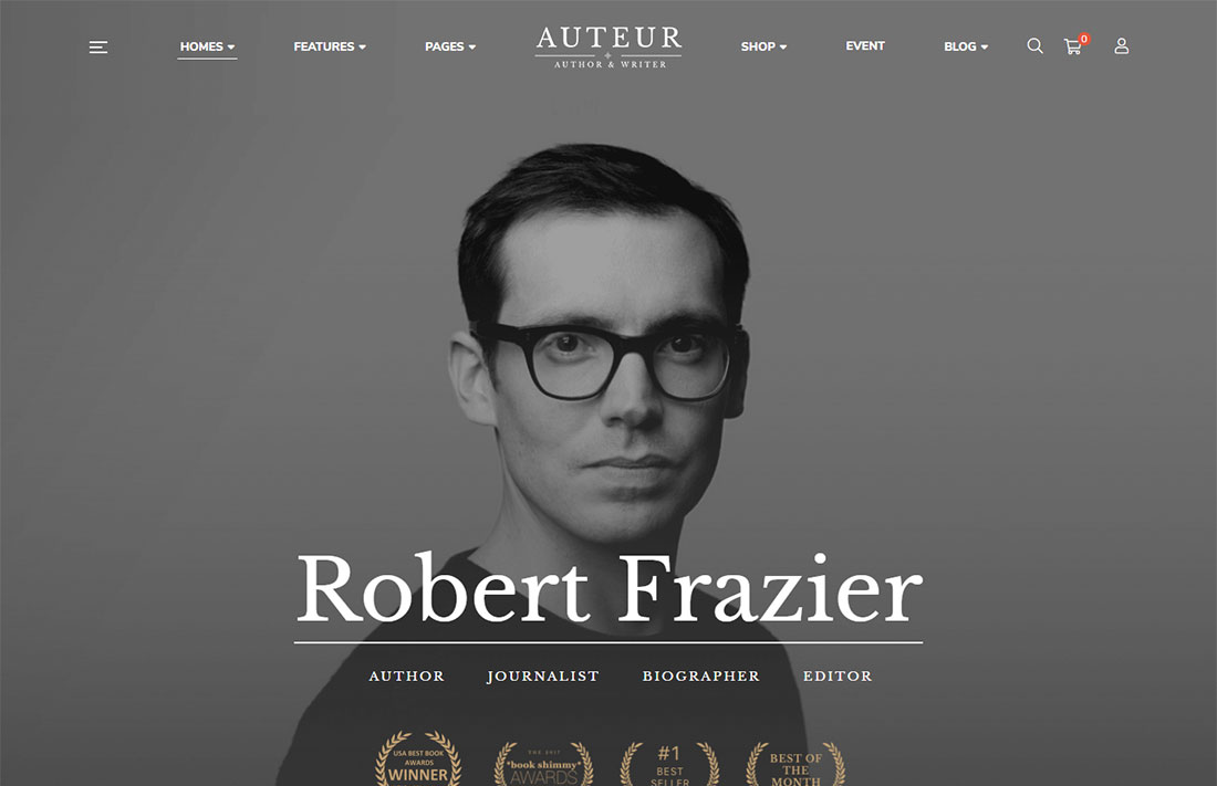 author wordpress themes