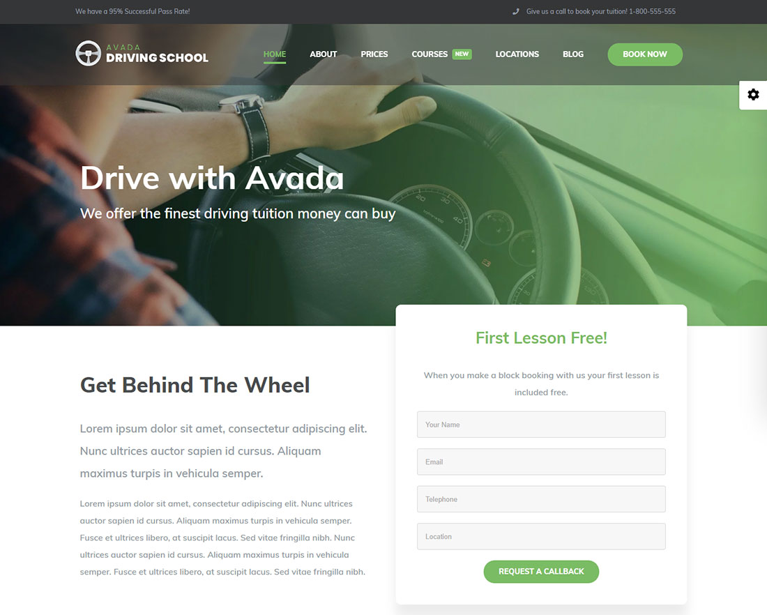 Avada Lead Generation WordPress Theme