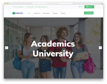 Academics Website Template