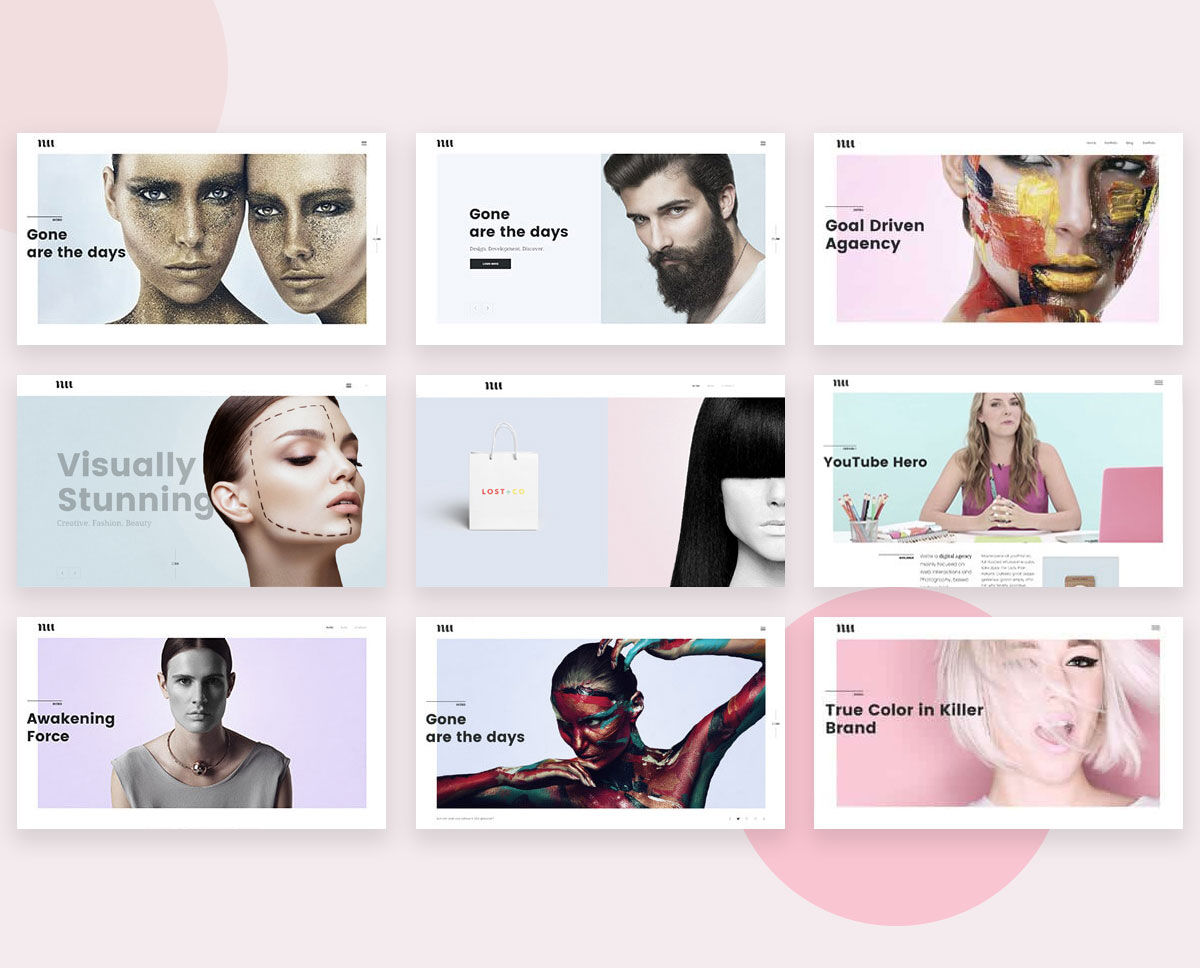 portfolio web design based on WordPress