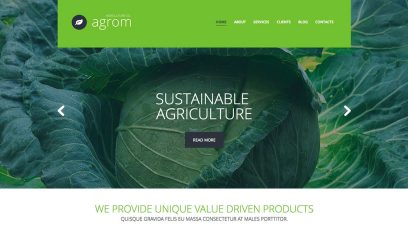 Agriculture WordPress Theme