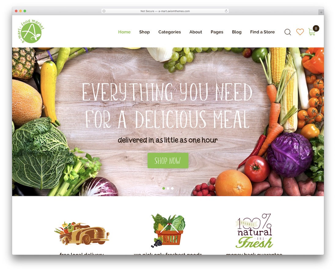 amart eco friendly wordpress theme