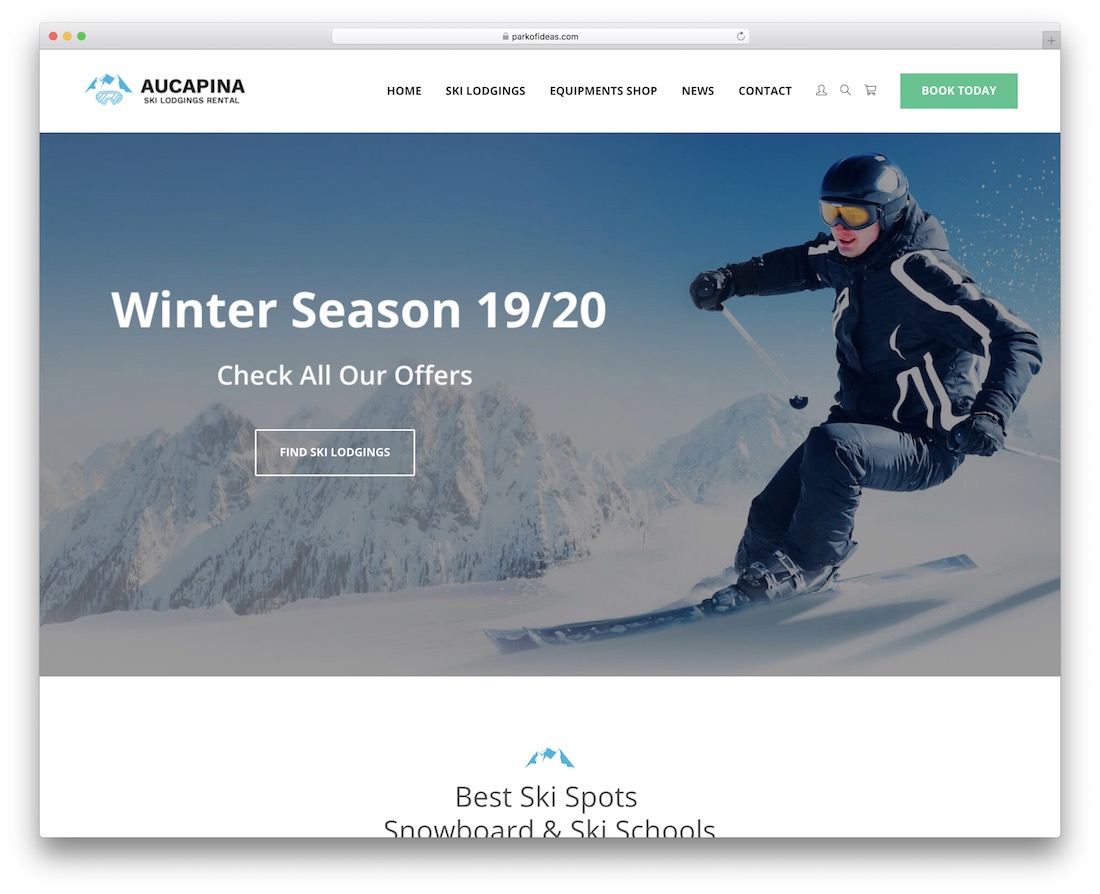 aucapina wordpress travel theme