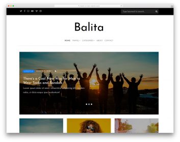 Balita Free Template