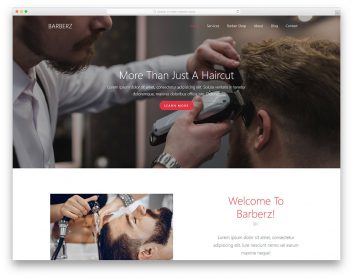 Barberz Free Template