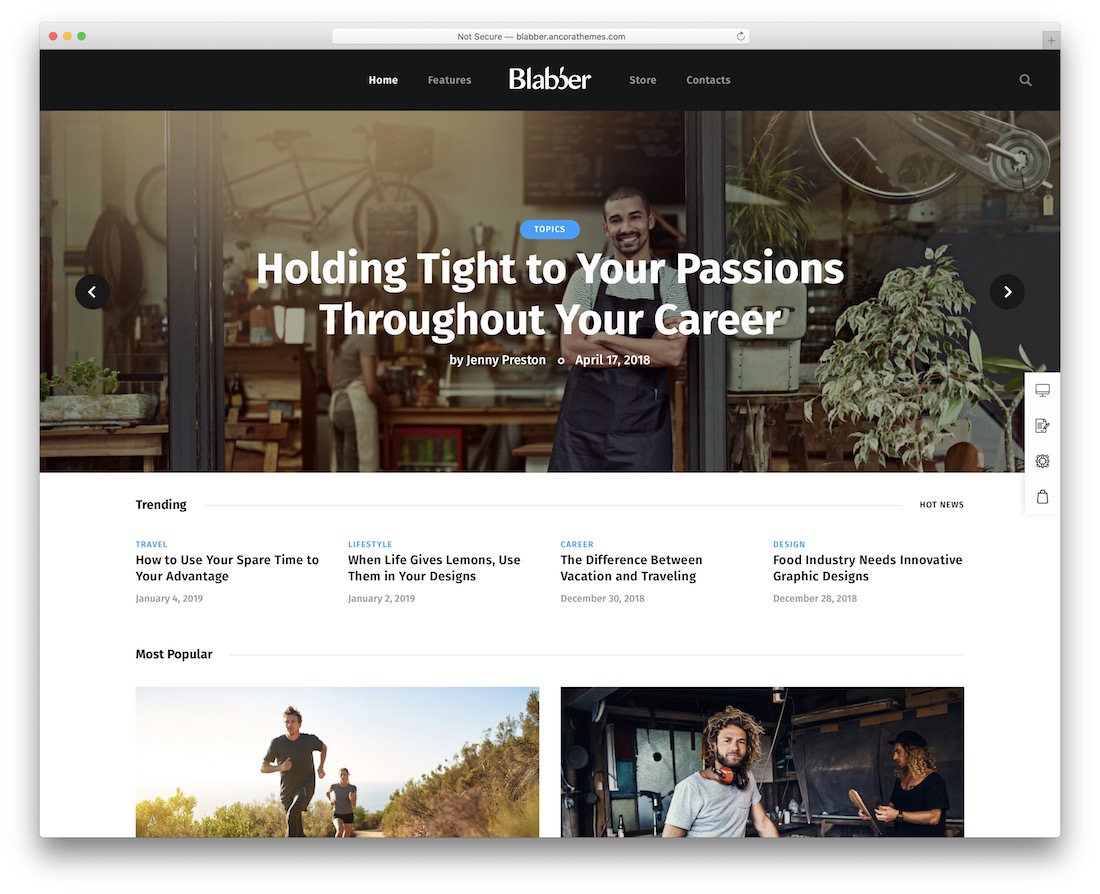 blabber affiliate wordpress theme