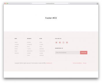 Bootstrap Footer 13