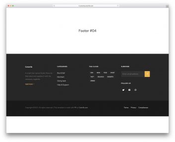 Bootstrap Footer 14