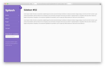 Bootstrap Sidebar V02