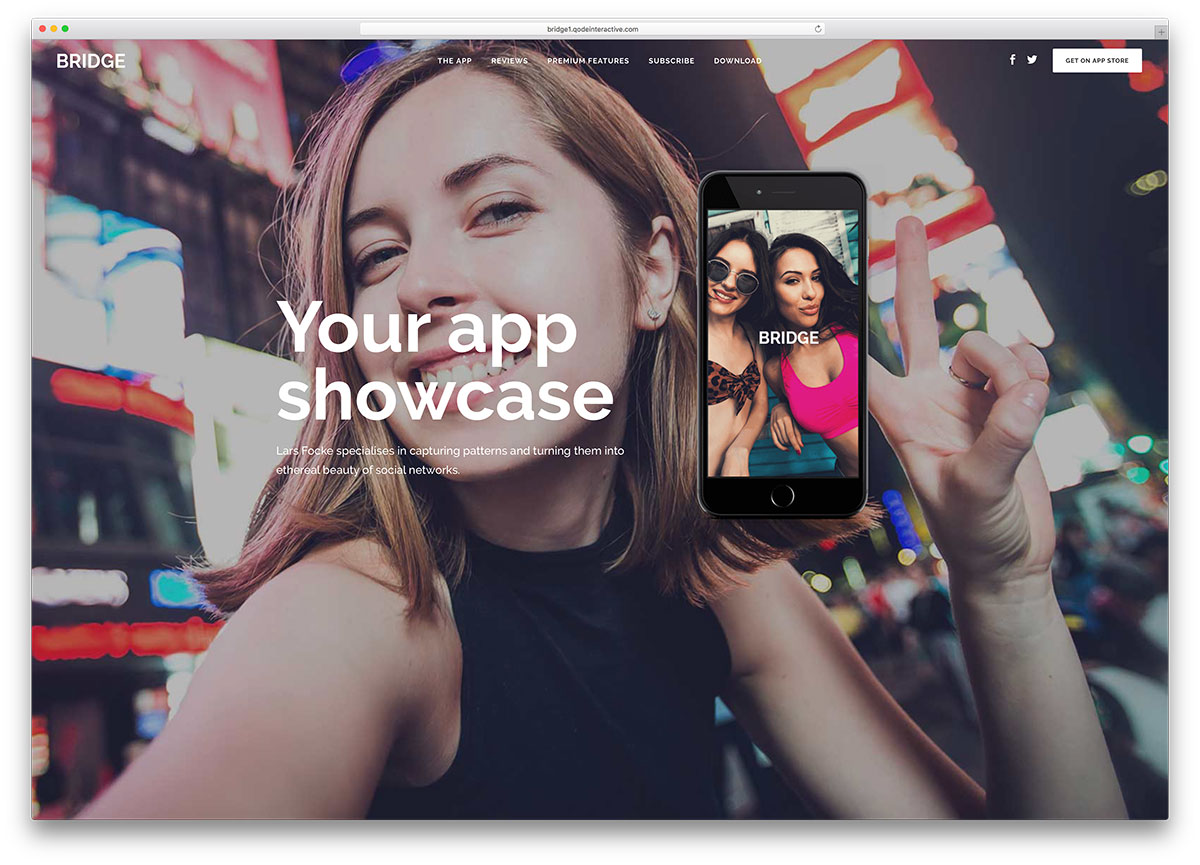 bridge-app-showcase-wordpress-website-template