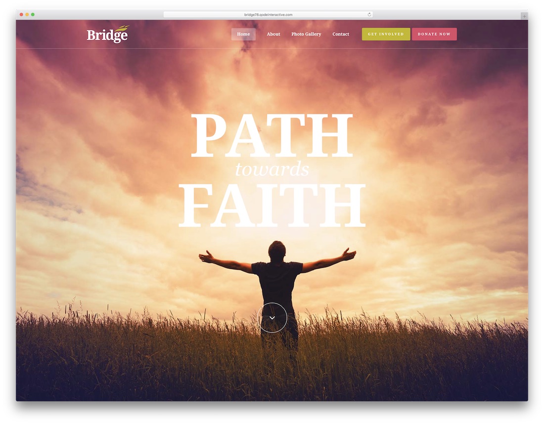 bridge church wordpress theme