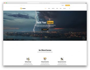 Builder Free Template