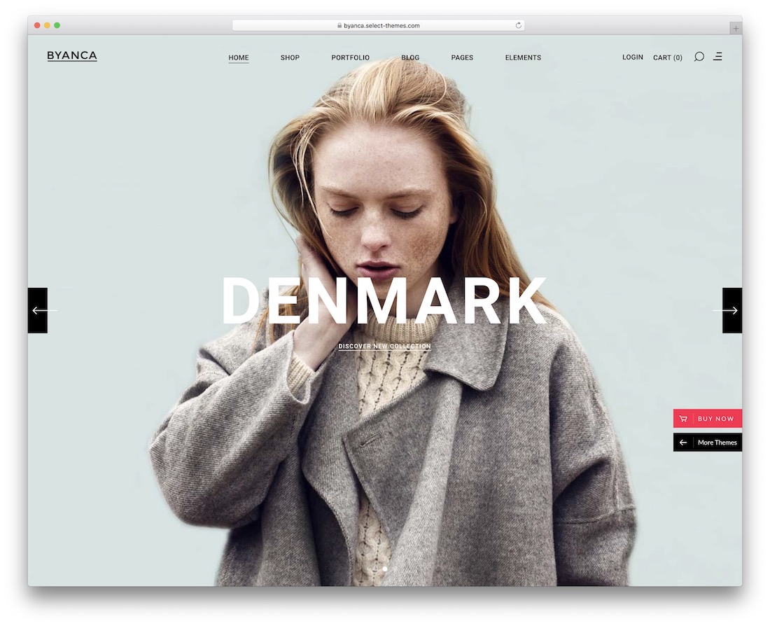 byanca ecommerce wordpress theme