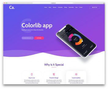 CA App Landing