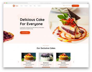 Cakes Colorlib Template