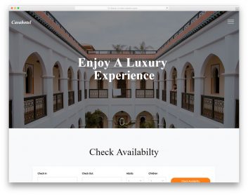 Casahotel Free Template