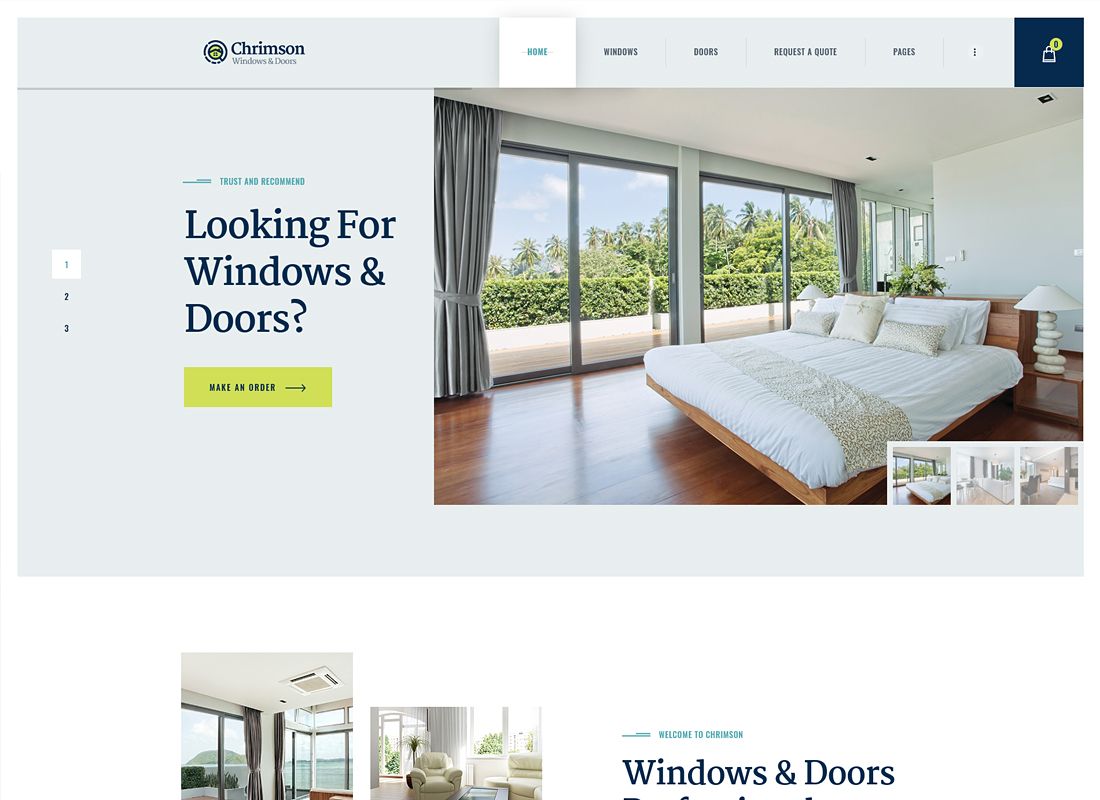 Chrimson - Windows & Doors Services WordPress Theme