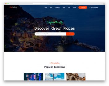 CityListing Free Template