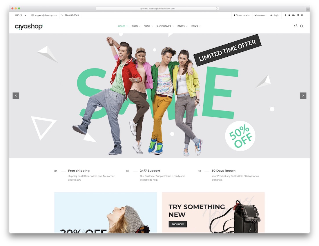 ciyashop best ecommerce wordpress theme