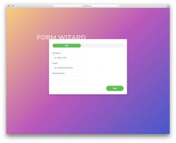 Colorlib Free Wizard 28