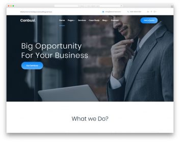 Conbusi Free Template