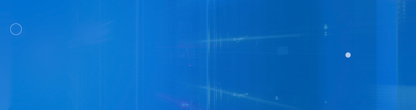 A stylized image of equipment in racks in a data center