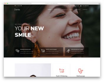 Dente Free Template