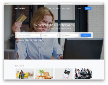 Directoryads Free Template