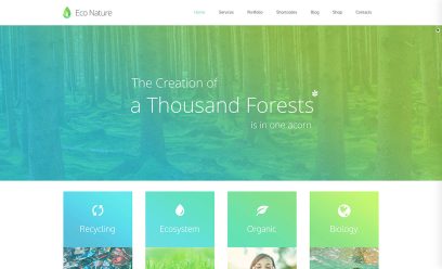 10 Green Eco Themes 2015