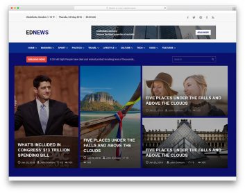 Ednews Free Template