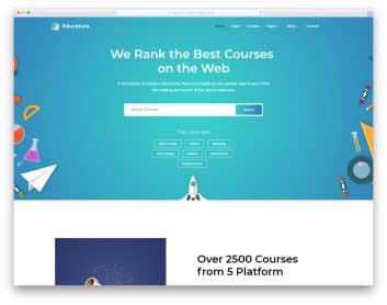 Educature Website Template