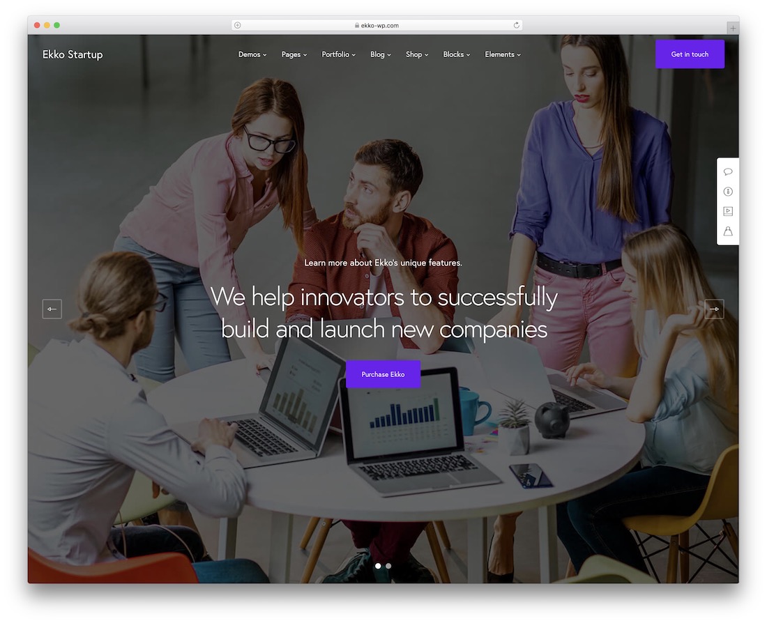 ekko it company wordpress theme