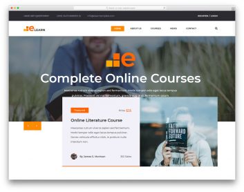 Elearn Free Template