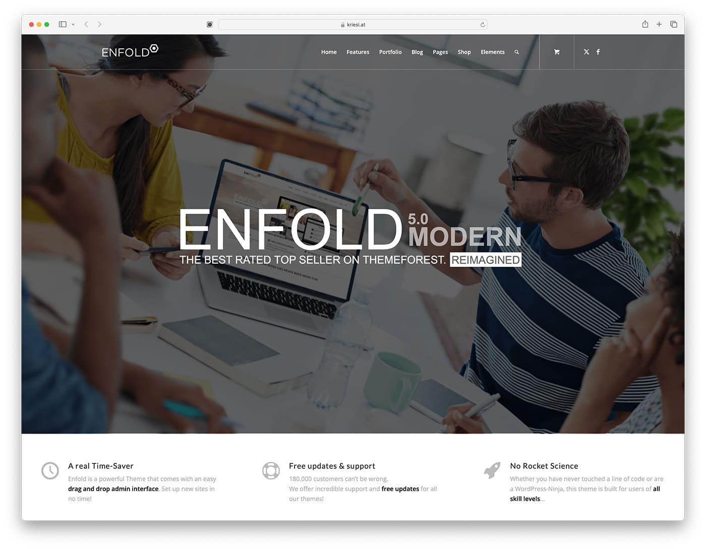 Enfold - very popular WordPress theme with a slider