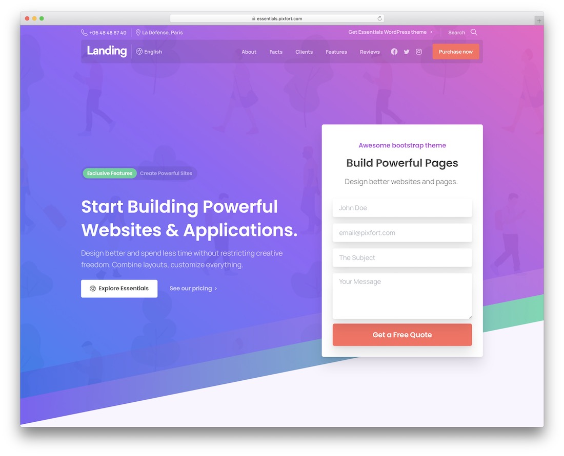 essentials lead generation wordpress theme