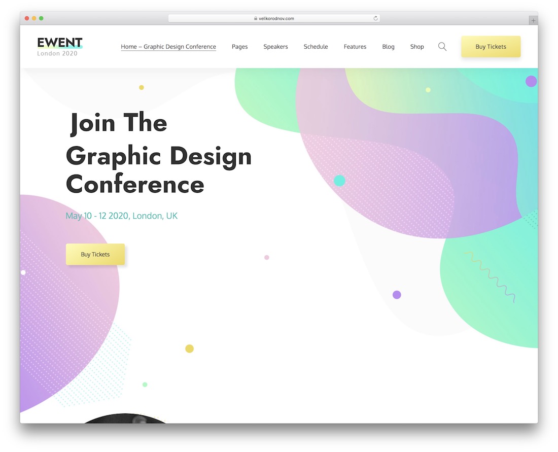 ewent event planner wordpress theme