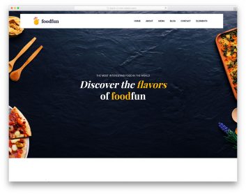 Foodfun Free Template