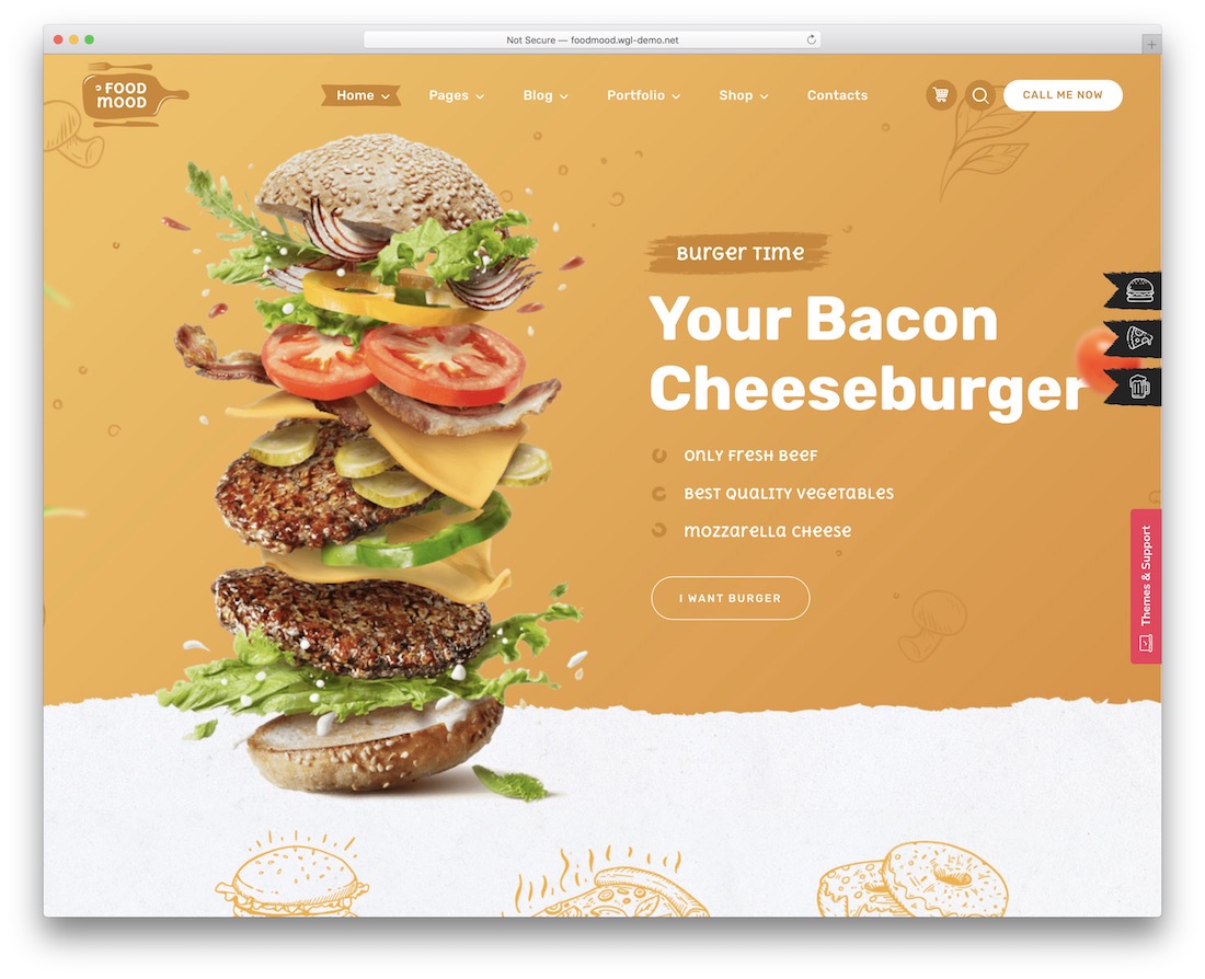 foodmood wordpress restaurant theme