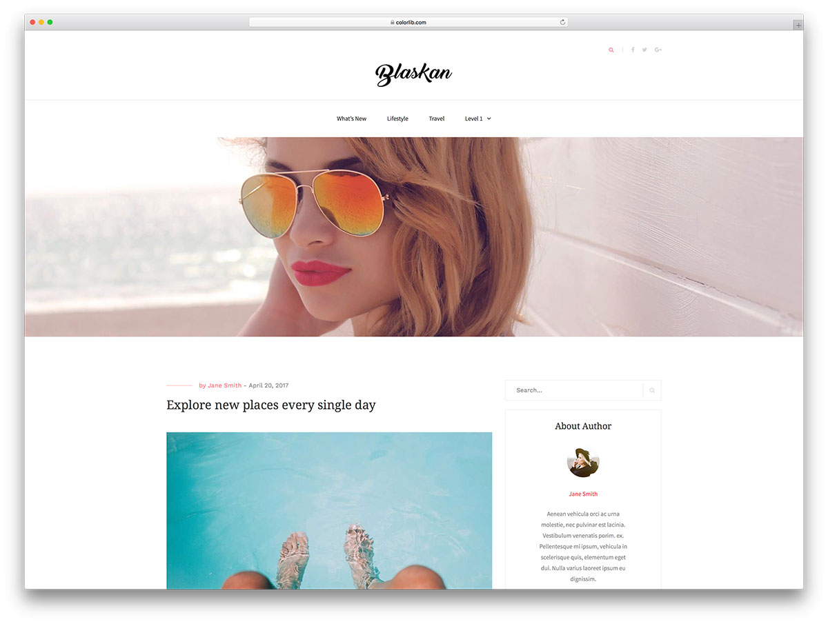 free WordPress blog themes