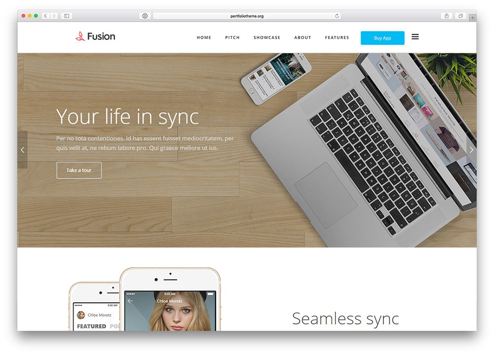 fusion-app-landing-theme