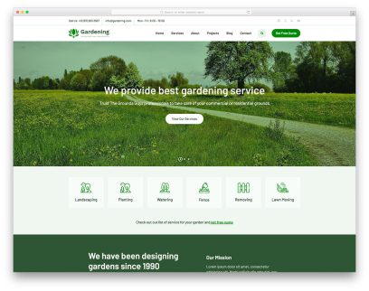 Gardening Colorlib Template