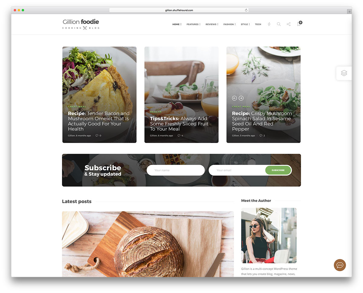 Food Blog Theme