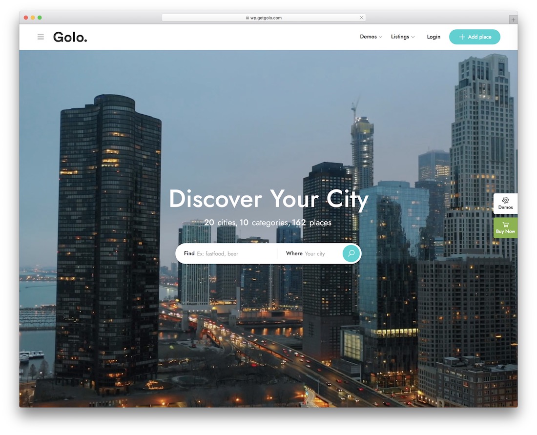 golo directory wordpress theme