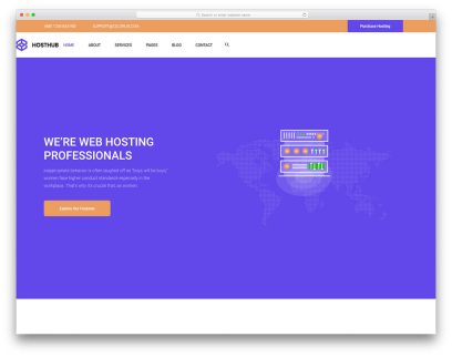 Hosthub Free Template