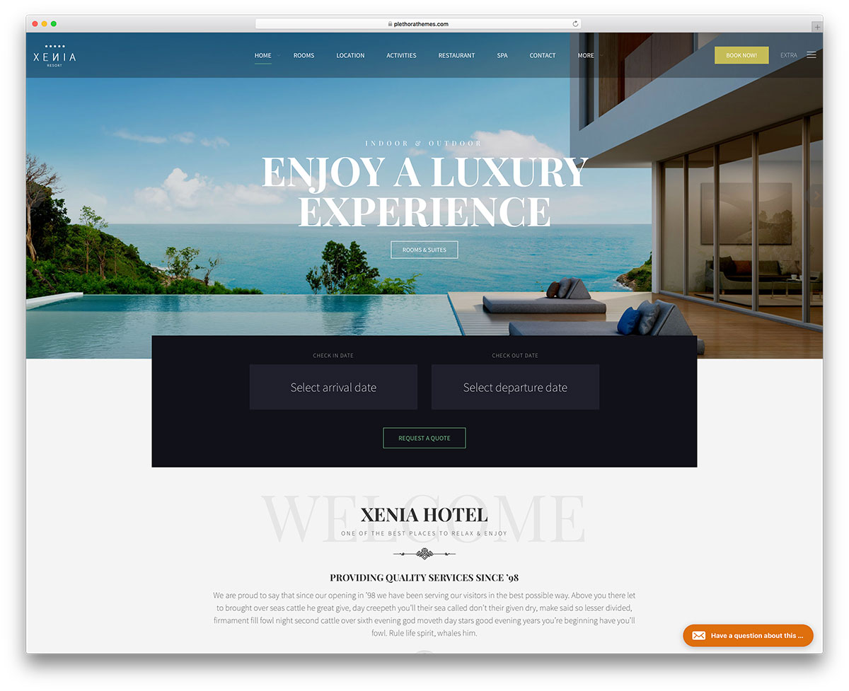 hotel xenia theme