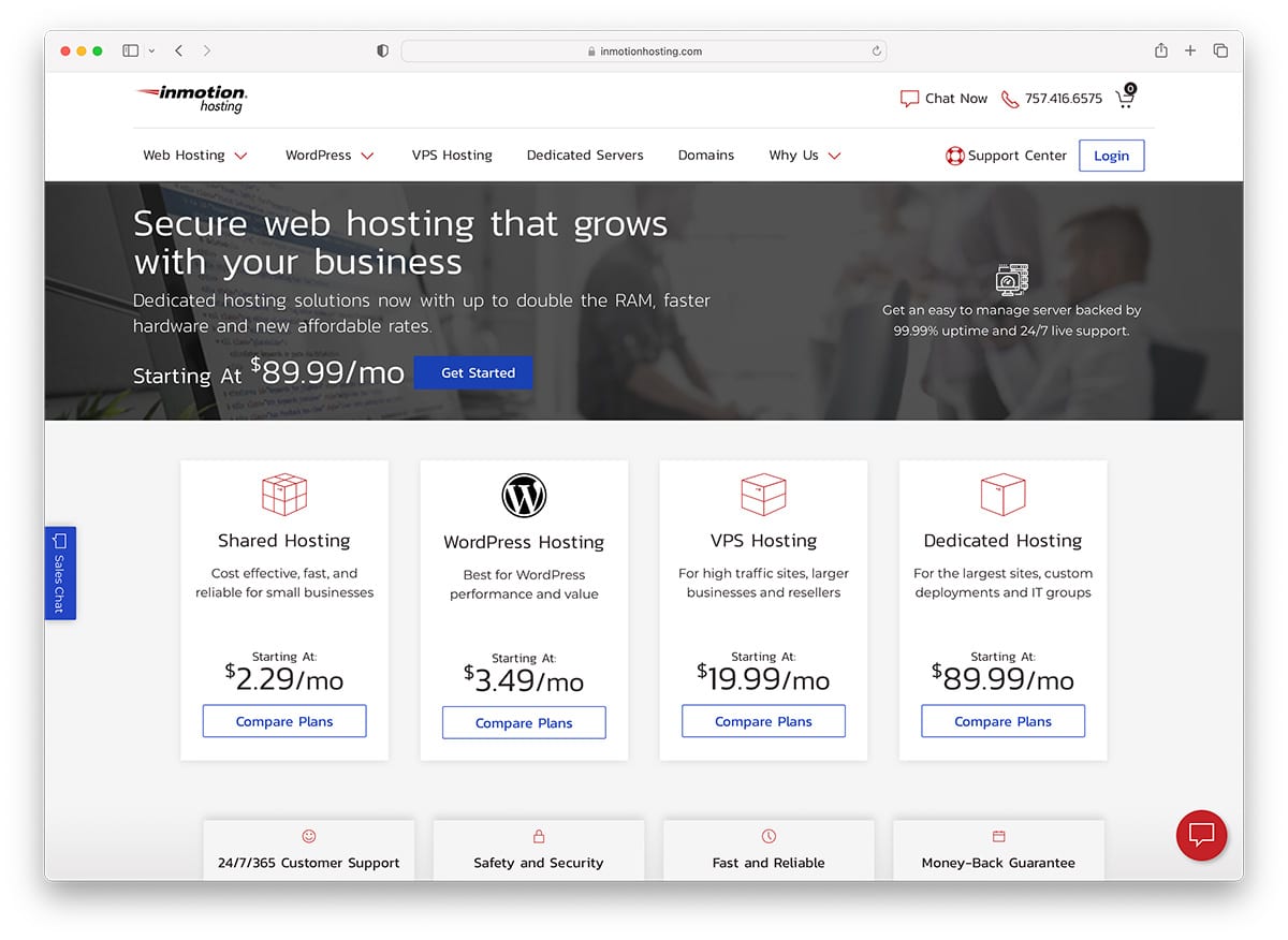 Inmotion hosting - cheap share hosting for WordPress