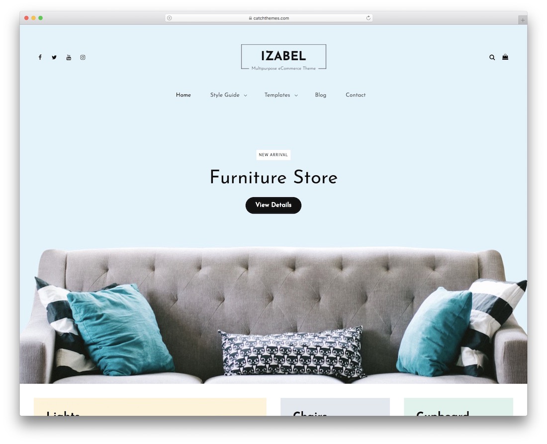 izabel free wordpress theme