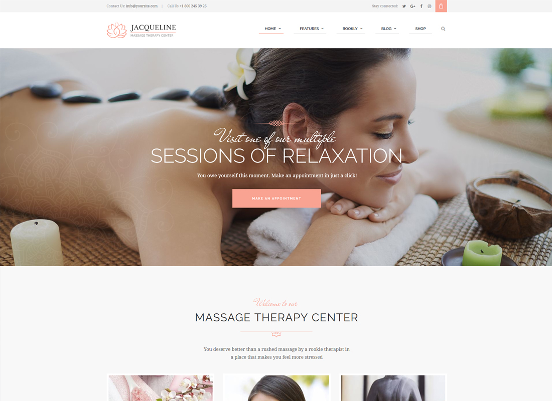 Muji | Beauty Shop & Spa Salon WordPress Theme