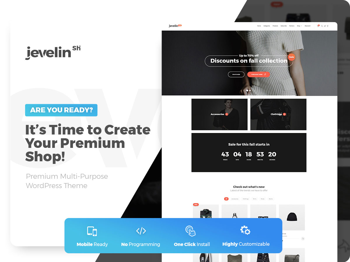 online store WordPress theme