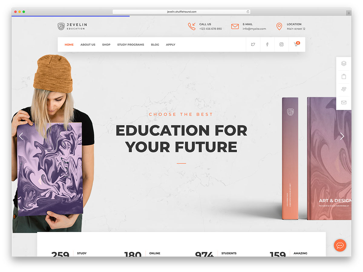 jevelin - multipurpose education WordPress theme